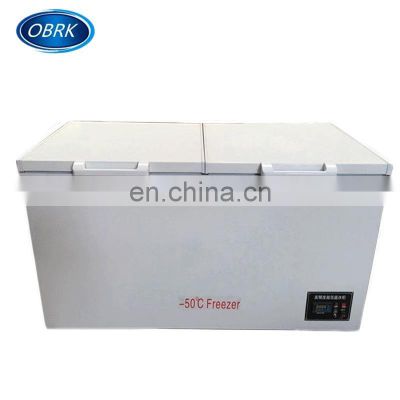 -50 Degrees Celsius laboratory ultra low temperature chest freezer for medical and scientific research