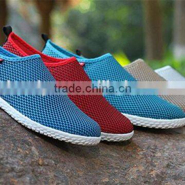 Men Summer Breathable Running Mesh Fabric Felxible Stretch Sneakers Shoes photo-3