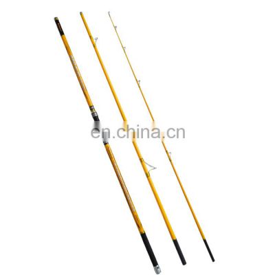 Wholesale 4.2M cheaper low price weihai fishing rod factory OEM Carbon surf casting fishing rod