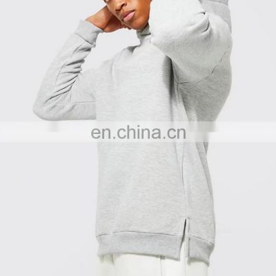 Wholesale Low MOQ Custom design sweatshirt cotton fleece Terry men plain hoodies