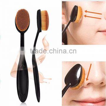 10 Pcs Designer Cosmetic Brush Set Foundation Oval Toothbrush Makeup Brush photo-5