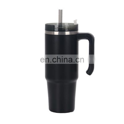 Factory Sale Stainless Steel Vacuum Insulated Copo Stanley Thermos Double Wall Tumbler Cup With Lids Straws Handgrip