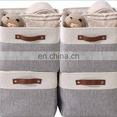 Latest Sustainable Organizer Toys Fabric Foldable Stackable Other Storage Boxes Bins photo-3