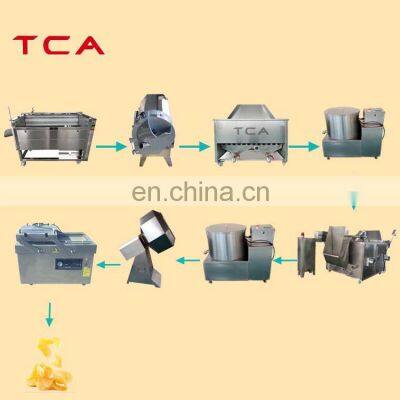 TCA semi auto french fries line potato chips making machine