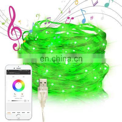 Smart Phone APP Wireless Remote Control Led Christmas  Light tree decoration Lights