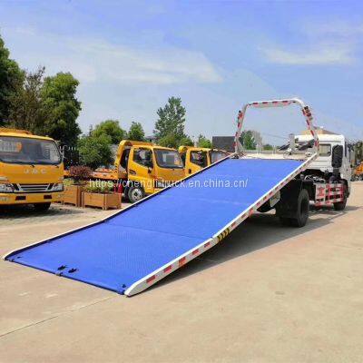 China Wrecker Towing Truck 8ton Dongfeng KINGRUN 4x2 4x4 Long Bed Tow Truck photo-3