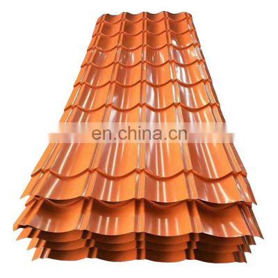 Hot Rolled Color Coated Corrugated Steel Sheet Roofing Sheet From China Supplier