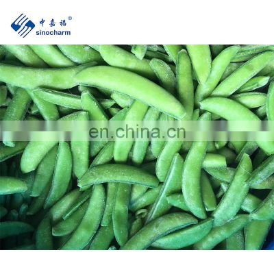 Sinocharm BRC A Approved 4-9cm Good Price New Crop IQF Frozen Sugar Snap Peas