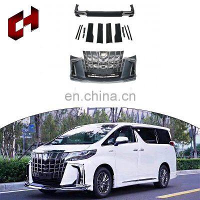 CH New Product Side Skirt Fog Lamp Larynx Labial Tail Fender Body Kits For Alphard 15 Upgrade To 18 Modellista