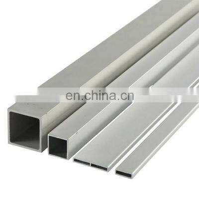 6061 small industrial sizes rectangular anodized extruded alloy price  aluminum pipes