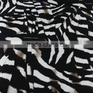 21*21 Printed Linen Fabric,women's Fashion Dress Fabric,100% Linen Fabric photo-4