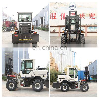 High Quality Rough Terrain Forklift Truck Used Forklift Truck With Articulated Diesel Mini Forklift Truck photo-2