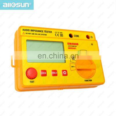 All-sun EM480B Audio Impedance Tester Portable CATIII Test Ranges 20/200/2000 Resistance Test 1KHz Timer Function Data Hold photo-4