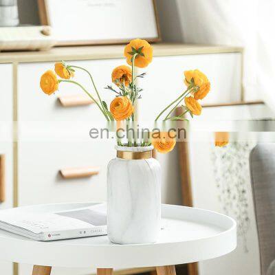 Home Decor Luxury Wedding Centerpieces & Table Decorations House Ornament Unique Rustic Centerpiece Marble Stoneware Vase