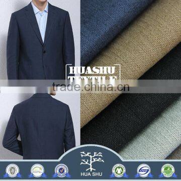 Good service over 20 years High qulity cotton linen slub weave fabric for Jacket                        
                                                Quality Choice