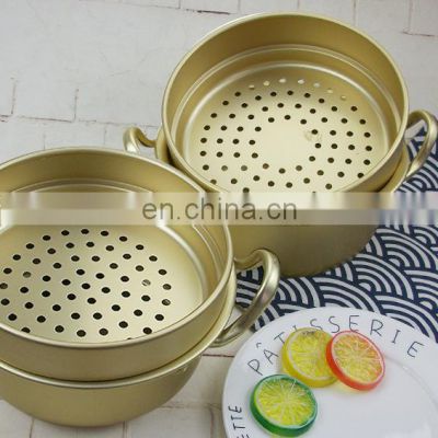 New Style Yellow Cookware  Wholesale for Camping Durable Aluminum Cooking Pot And Set