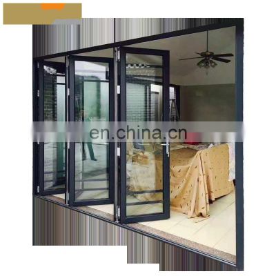 hot selling commercial storefront doors and windows australian design aluminum glass folding door