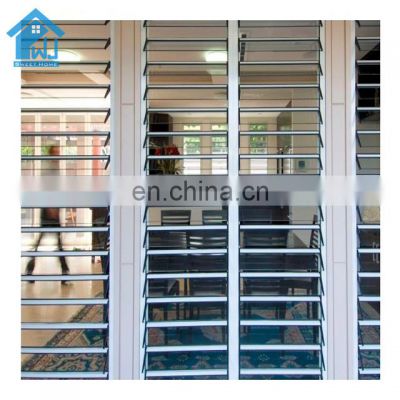 North American Canada Aluminum alloy glass louvre shutters windows and doors