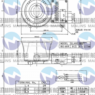 JRC NVS441R Unsaturated Polyester Microphone Connector Box photo-2