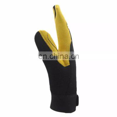 Gants de sécurité en cuir de mouton doux de haute qualité pour les mécaniciens industriels, les conducteurs et le travail photo-5