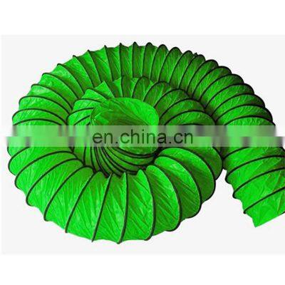 PVC Coated Polyester Vinyl Waterproof Flexible Ventilation Ducting Pipe Air Duct For Underground Project photo-4