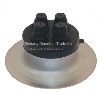 Standard Aluminum Roof Electrical Flashing Boot with C412 Cap