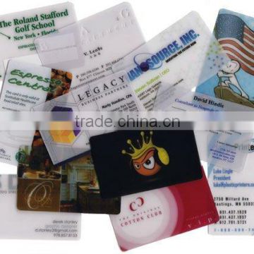 high quality translucent plastic smart card