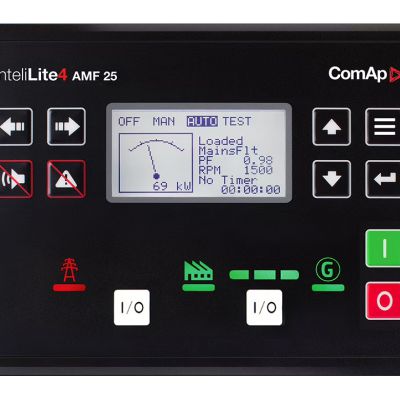 ComAp Microgrid Controller Remote Display Mains Controller ATS Controller Mains Protections Communications