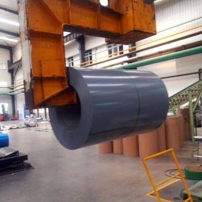 Boyuan grey coated steel coil exported to Canada with color coating