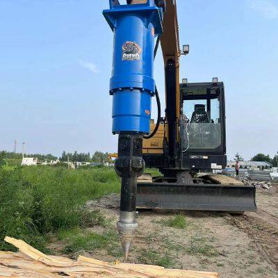 Garden Planter Hole Digger Earth Auger Mini Excavator Attachment Hydraulic Spiral Drill Manufacturer photo-4
