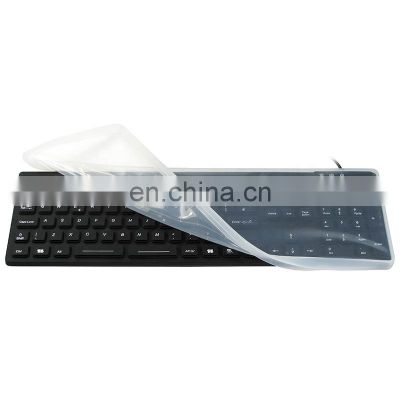 IKB105M Wired keyboard Silicone fully sealed can be washed keyboard 104/105 keys called