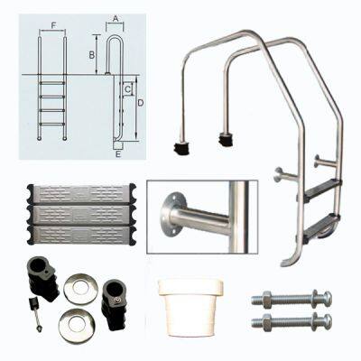 Wholesale Pikes Pool Ladder Underwater Light Colorful Waterfall photo-3