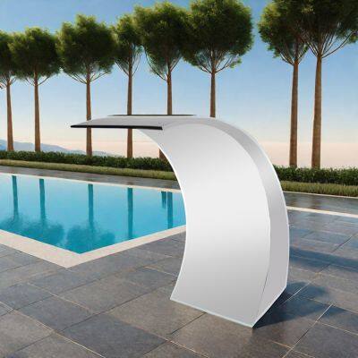 Durable 304 Stainless Steel Arc Hook Strong Spring Garden Decoration Waterfall for Swimming Pool-Pool Tools & Accessories