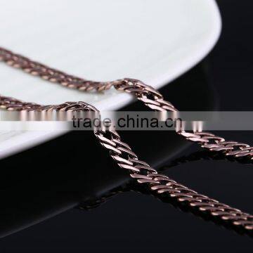 High Quality Coffee Gold Chain Necklace Thick Chain Necklace With Lobster Clasp for Men Quality Choice photo-3