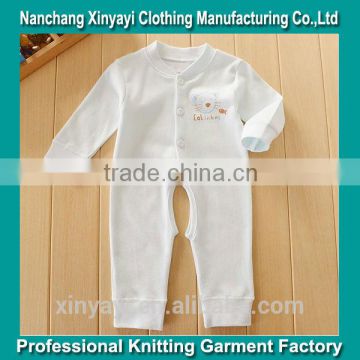 Soft organic fabric baby bodysuit/ baby romper/ baby toddler clothing from garment factory