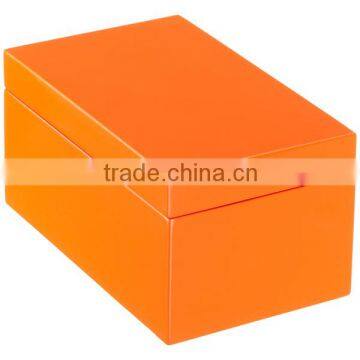 High end quality best selling Orange Lacquered Rectangle Box from Vietnam