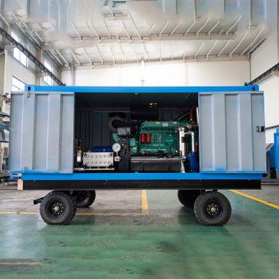 1500Bar 50-85lpm ultra diesel Engine Surface Preparation Cold Water High Pressure Water Jet Cleaner