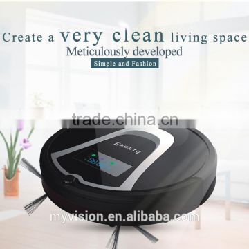 ABS Material low price robot vacuum cleaner with Anti-fall sensor /Dry Vacuum Cleaner Motor