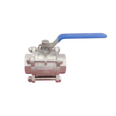 Low Torque ANSI Thread Ball Valve with Teflon Seals for Easy Manual Operation