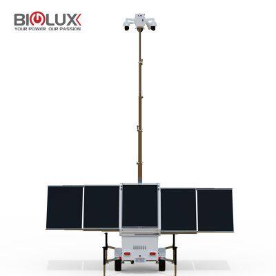 HiSTAR-V Solar Security CCTV Tower 5 Solar Panels Rapid Deployment for Outside Monitoring photo-5