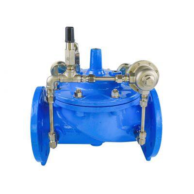 Cast Iron Pressure Reducing Control Valve with Pilot-Operated Design