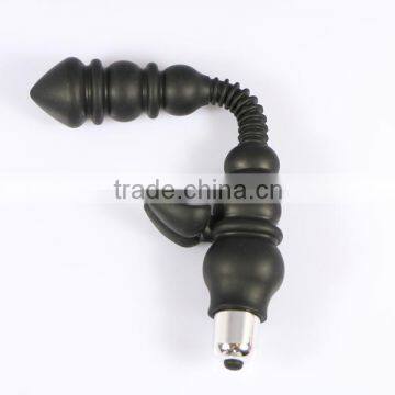 2016 Electronic Dual Shocks Sexual Black Sexual Make Love Using Artificial Full Silicone Black Clitoral Orgasm Vibrator