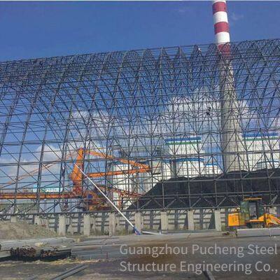 for Spans Over 40 Meters, Use Bolt - Ball Grid Structure for the Roof. it Has a High Cost - Performance Ratio, Saving Over 25% of the Cost. we Offer Design, Processing, and Construction Services. High - Strength and Ultra - Large - Span Grid Roof.