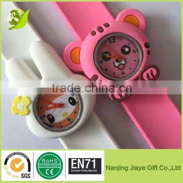 Cute silicon slap watch for kids