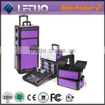 New Portable Cosmetic Beauty Make Up Carry trolley Case