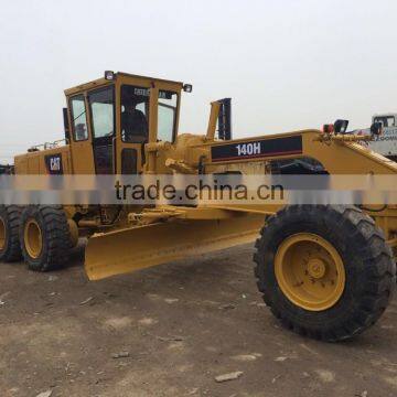 Used motor grader with ripper secondhand CAT 140H grader with ripper for sale