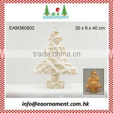 40 cm rattan led christmas tree