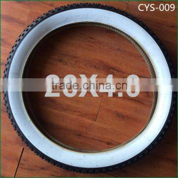 Bicycle Tire Factory 26X4.0 White Color Wall Fat Bike Tyres