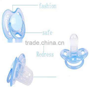 Silicone Baby Pacifier with safety cover