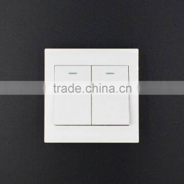 A10 series easy install two gang wall switch, two gang Pakistan standard wall switch